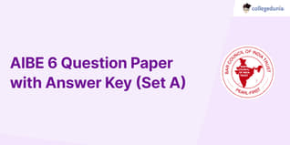 AIBE 6 Question Paper with Answer Key (Set A)